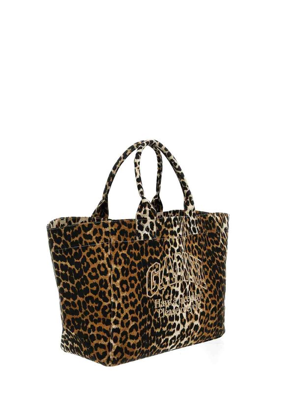 The Best Shops GANNI: Handtaschen - Shopper - Braun