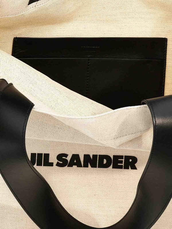 Sac Cabas - Blanc shop online: JIL SANDER