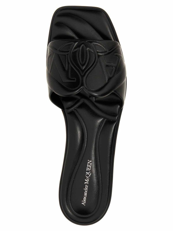 サンダル - 黒 shop online: ALEXANDER MCQUEEN