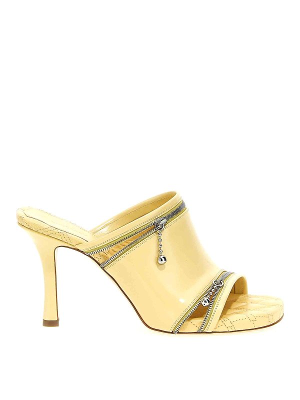 BURBERRY: サンダル - サンダル - イエロー