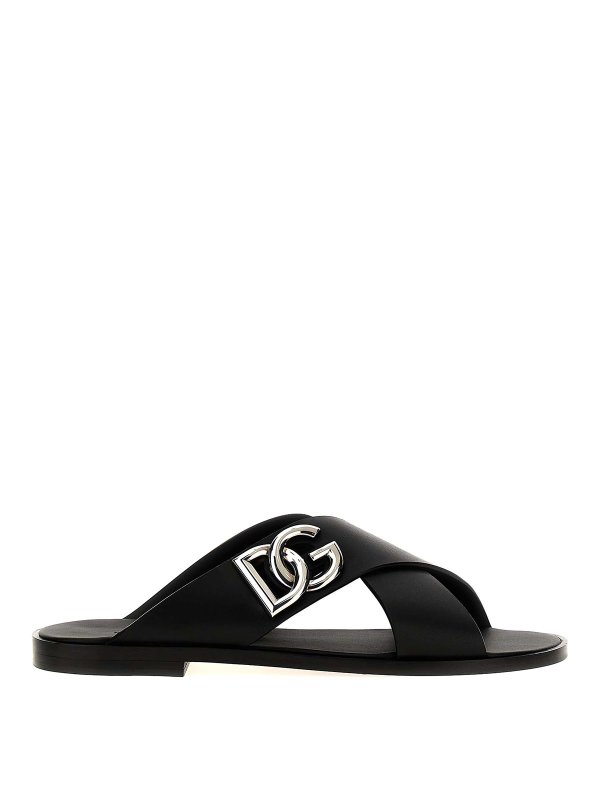 DOLCE & GABBANA: Sandalias - Sandalias - Negro