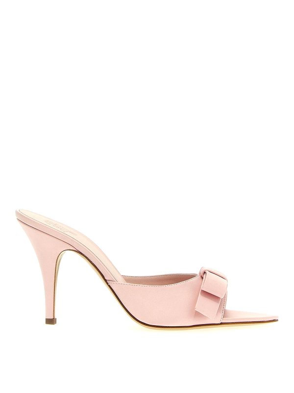 GIA BORGHINI: Zapatos chinelas - Chinelas - Color Carne Y Neutral