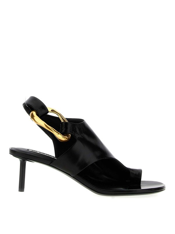 JIL SANDER: サンダル - サンダル - 黒