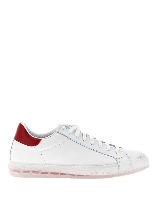 KITON: Chaussures de sport - Baskets - Rouge