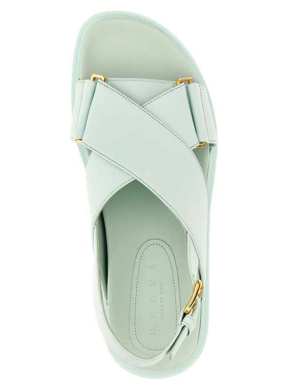 Sandales - Bleu Clair shop online: Marni