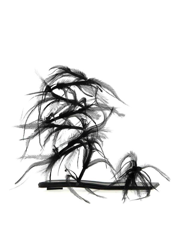 The Attico: Sandalen - Sandalen - Schwarz