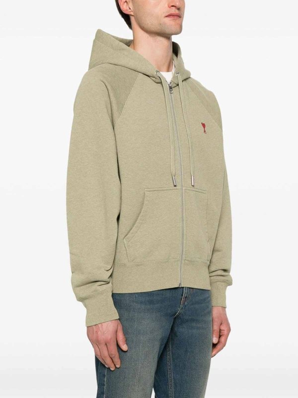 AMI PARIS: Felpe e maglie online - Felpa con cappuccio e zip