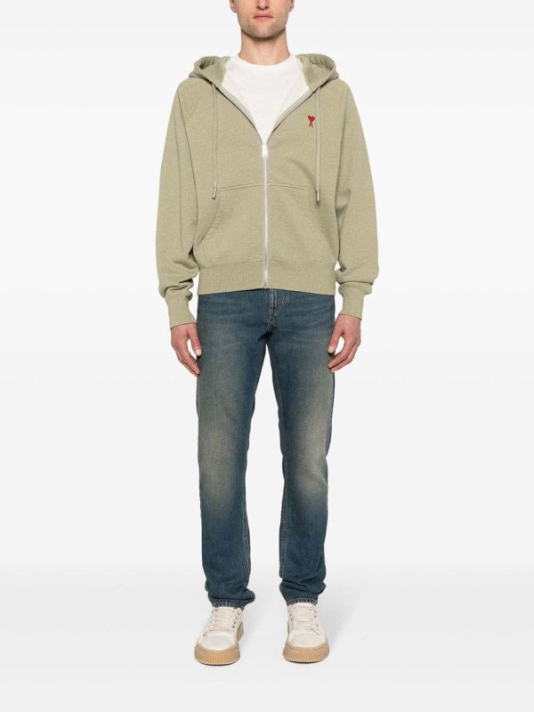 The Best Shops AMI PARIS: Felpe e maglie - Felpa con cappuccio e zip