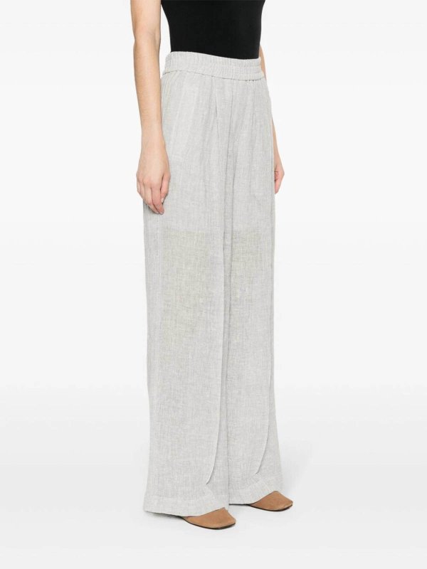 BRUNELLO CUCINELLI: casual trousers online - Palazzo Trousers