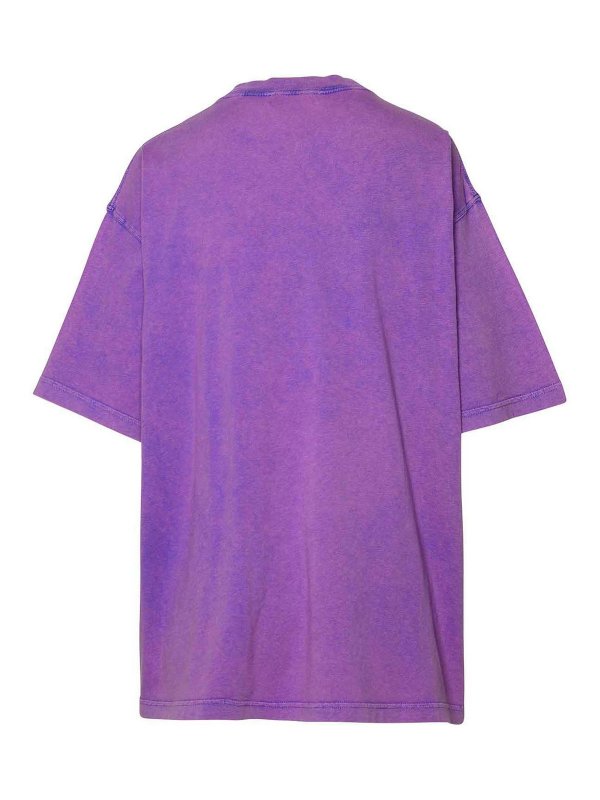 Acne Studios: Tシャツ online - Tシャツ - 紫