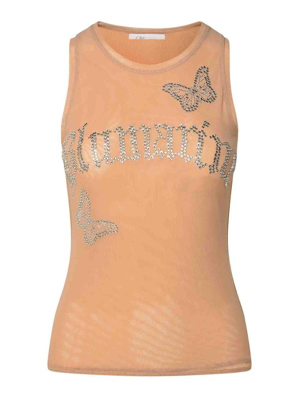 BLUMARINE: Tops und Tank Tops - Top - Nude