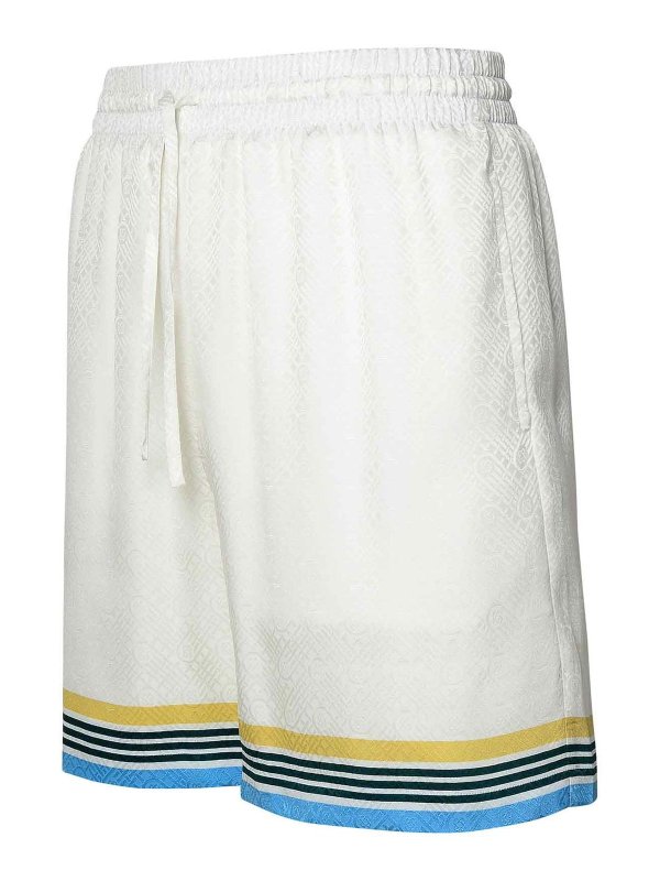 The Best Shops CASABLANCA: casual trousers - White Silk Trousers