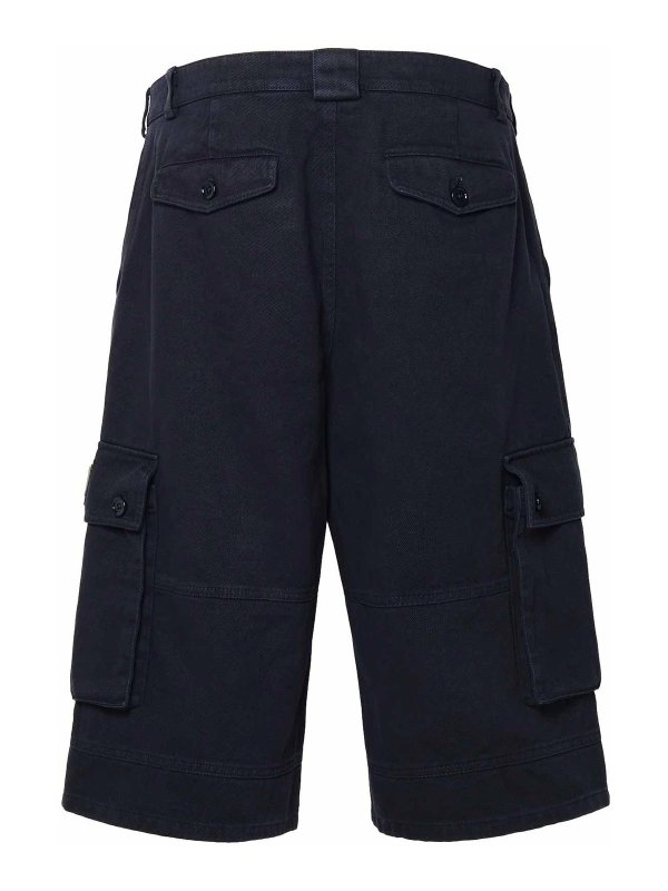 DOLCE & GABBANA: Shorts online - Shorts - Azul Oscuro