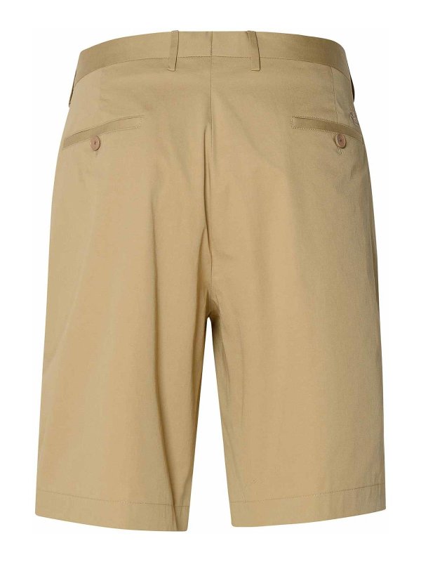 ETRO: pantaloni shorts online - Bermuda in cotone beige