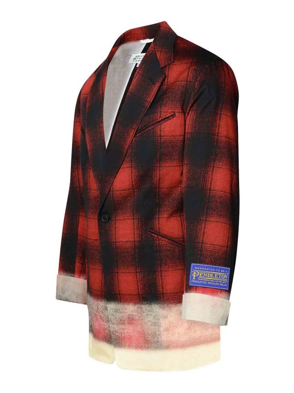 The Best Shops Maison Margiela: Blazer - Blazer - Rojo