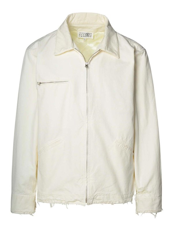 MM6 MAISON MARGIELA: Vestes casuals - Veste Casual - Blanc