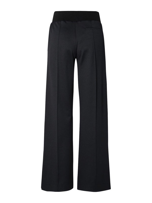 OFF-WHITE: tracksuit bottoms online - Black Polyamide Blend Sporty Pants