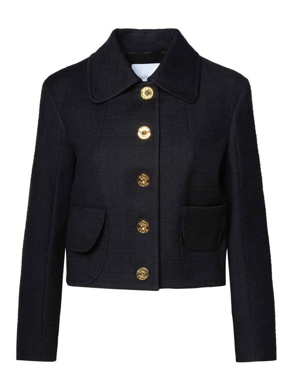 PATOU: カジュアルジャケット - カジュアルジャケット - 黒