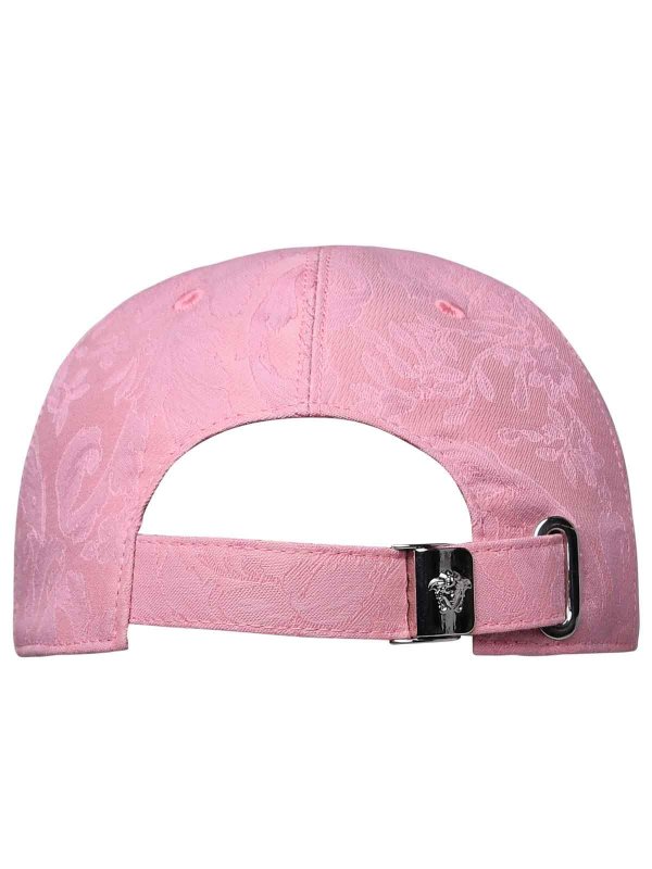 The Best Shops VERSACE: cappelli - Cappello in cotone rosa