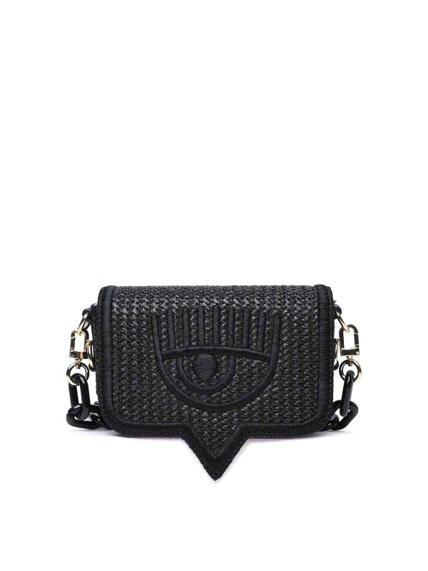 CHIARA FERRAGNI: cross body bags - Small  Black Polyester Bag