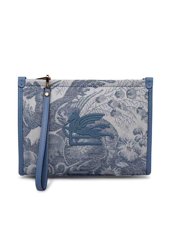 ETRO: Clutches - Clutch - Blau