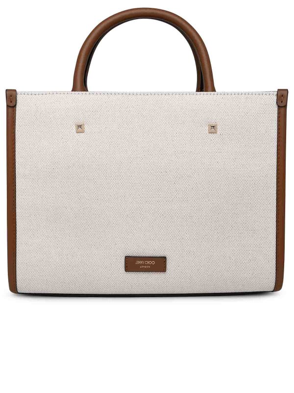 The Best Shops JIMMY CHOO: cross body bags - Beige Fabric Bag