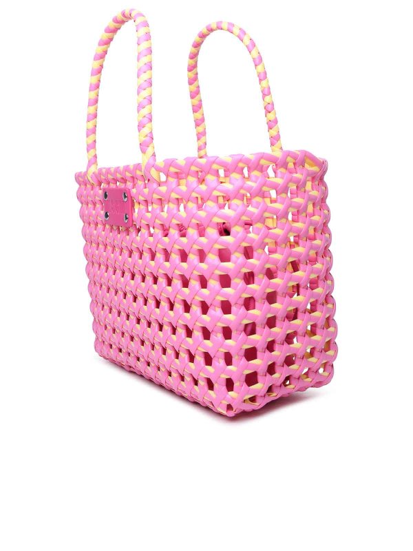 m.s.g.m.: cross body bags online - Pink Polyethylene Blend Bag