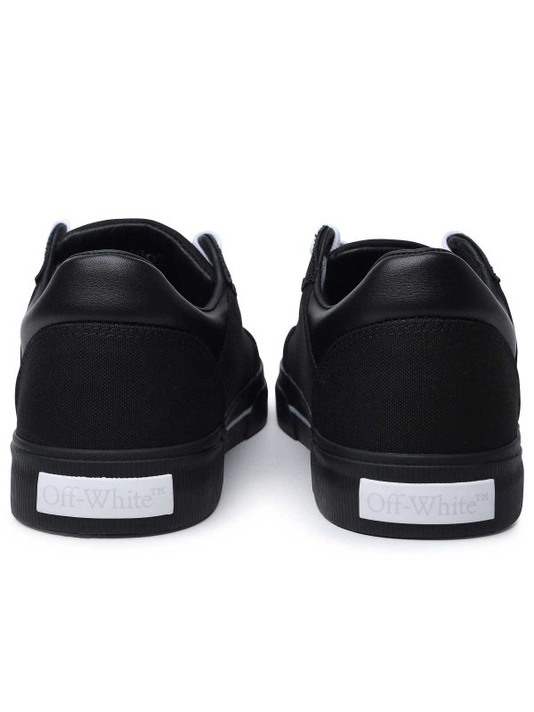 New Vulcanized Black Fabric Sneakers shop online: OFF-WHITE