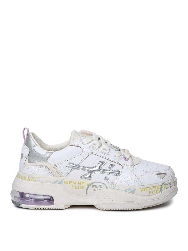 PREMIATA: Chaussures de sport - Baskets - Blanc