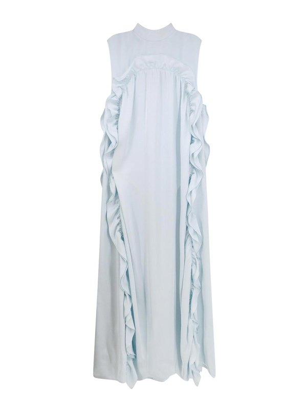 JIL SANDER: Vestidos largos online - Vestido Largo - Azul