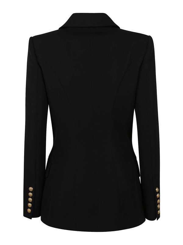 Balmain: blazers online - Shawl Collar blazer