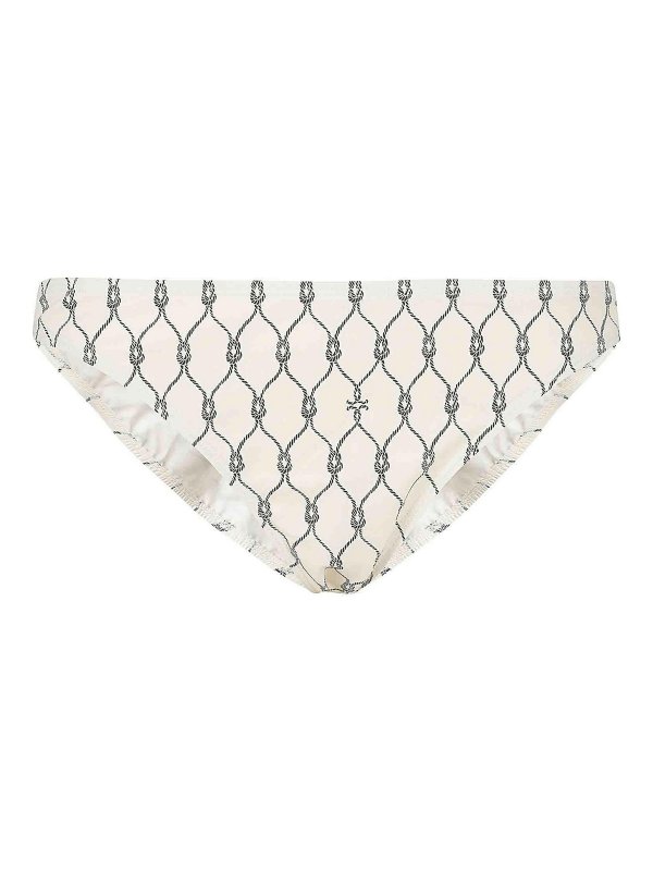 TORY BURCH: bikinis - Printed Bikini Bottom