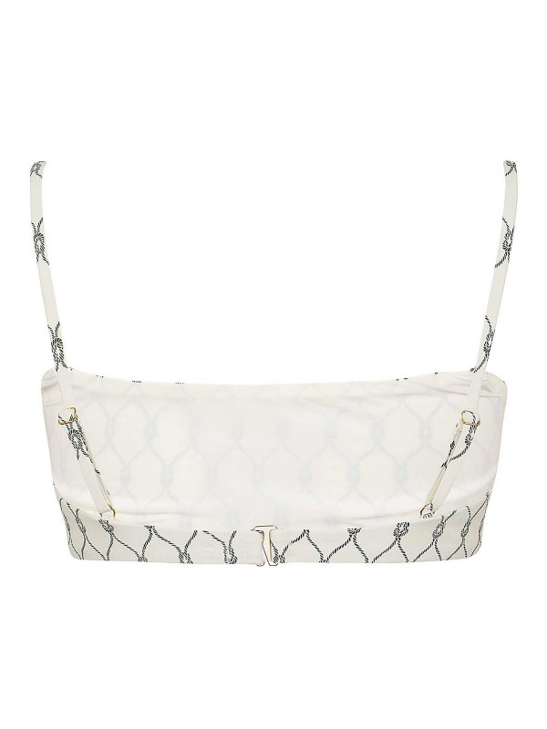 TORY BURCH: bikinis online - Printed Bikini Top