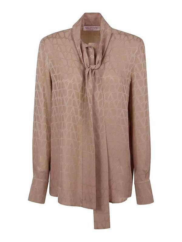 VALENTINO GARAVANI: Chemises - Chemise - Couleur Chair