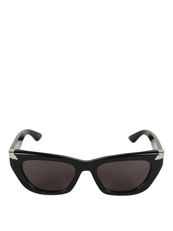 ALEXANDER MCQUEEN: Lunettes - Lunettes - Noir