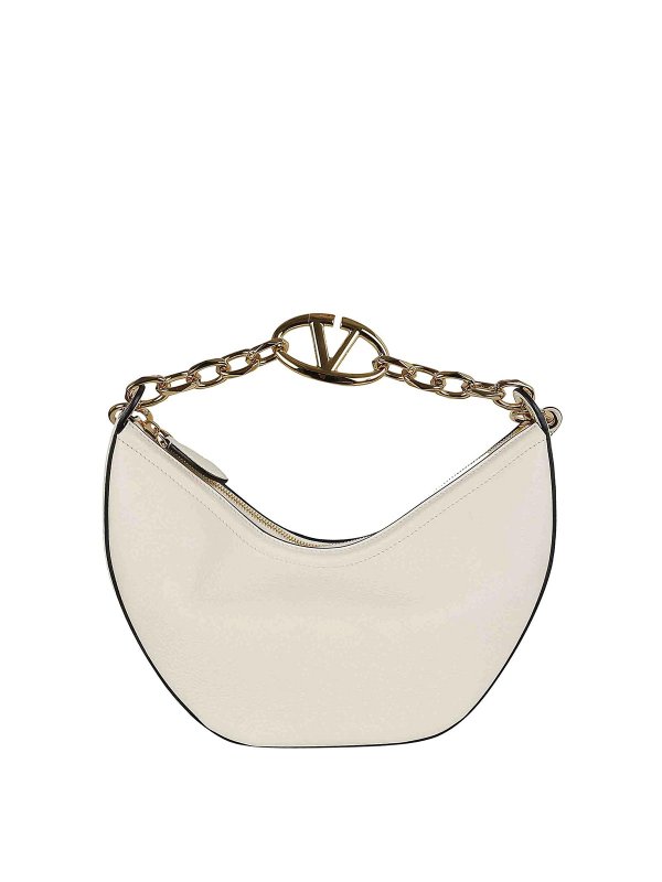 VALENTINO GARAVANI: cross body bags - Small Hobo Vlogo Moon Bag