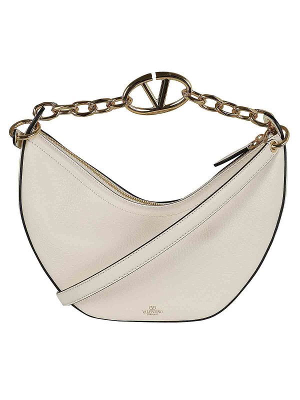 The Best Shops VALENTINO GARAVANI: cross body bags - Small Hobo Vlogo Moon Bag