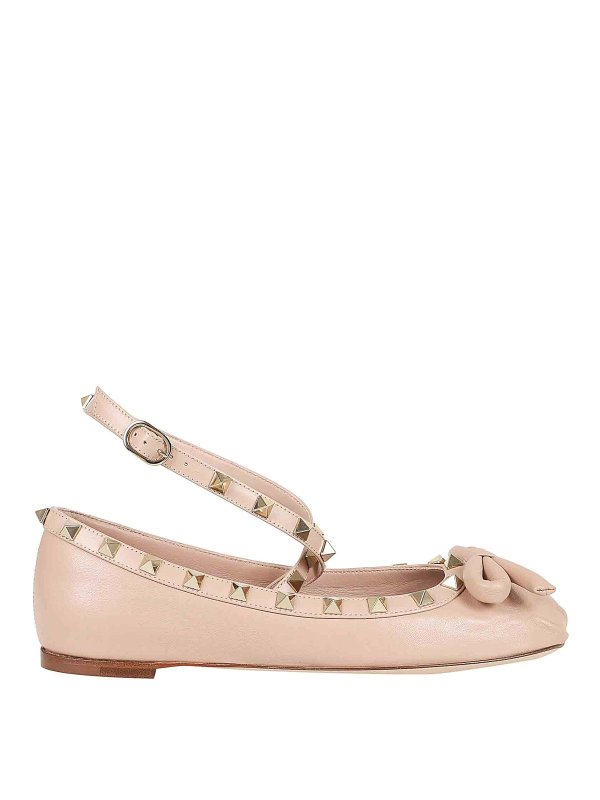 VALENTINO GARAVANI: フラットシューズ - フラットシューズ - ピンク