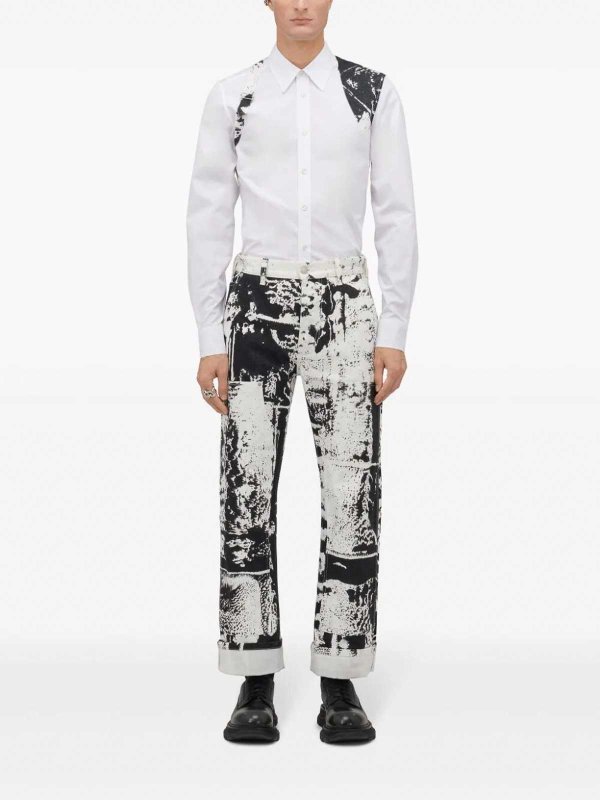ALEXANDER MCQUEEN: shirts online - Printed Harness Shirt