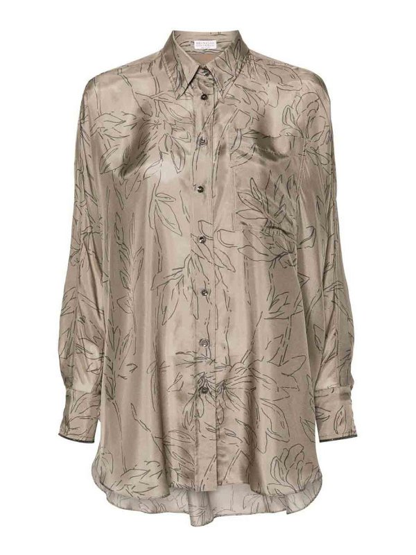 BRUNELLO CUCINELLI: shirts - Printed Shirt