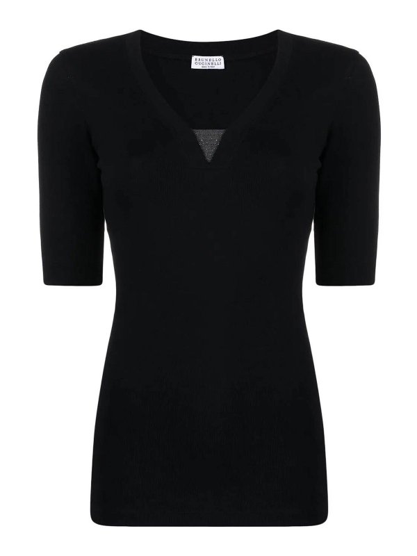 BRUNELLO CUCINELLI: Camisetas - Camiseta - Negro