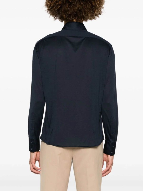 シャツ - ダークブルー shop online: BRUNELLO CUCINELLI