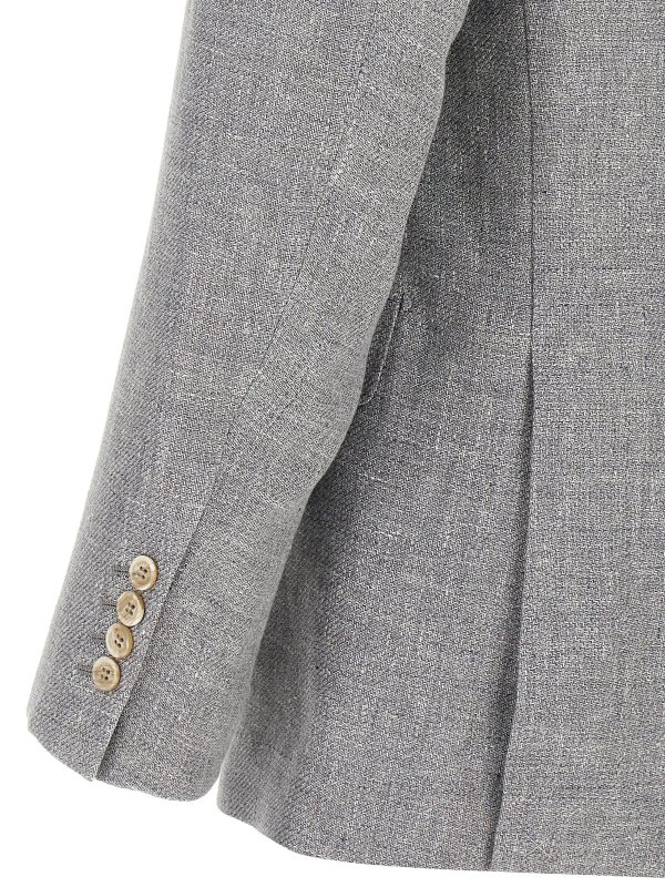 ブレザー - グレー shop online: BRUNELLO CUCINELLI