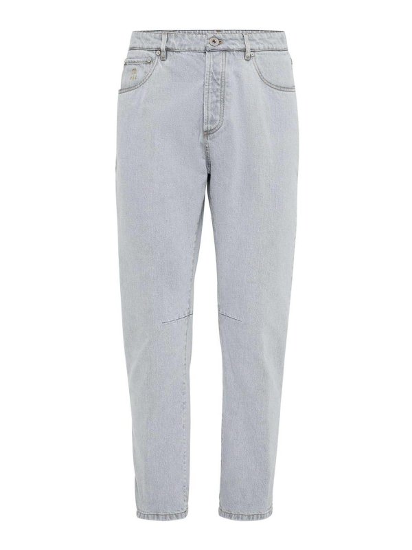 BRUNELLO CUCINELLI: straight leg jeans - Jeans