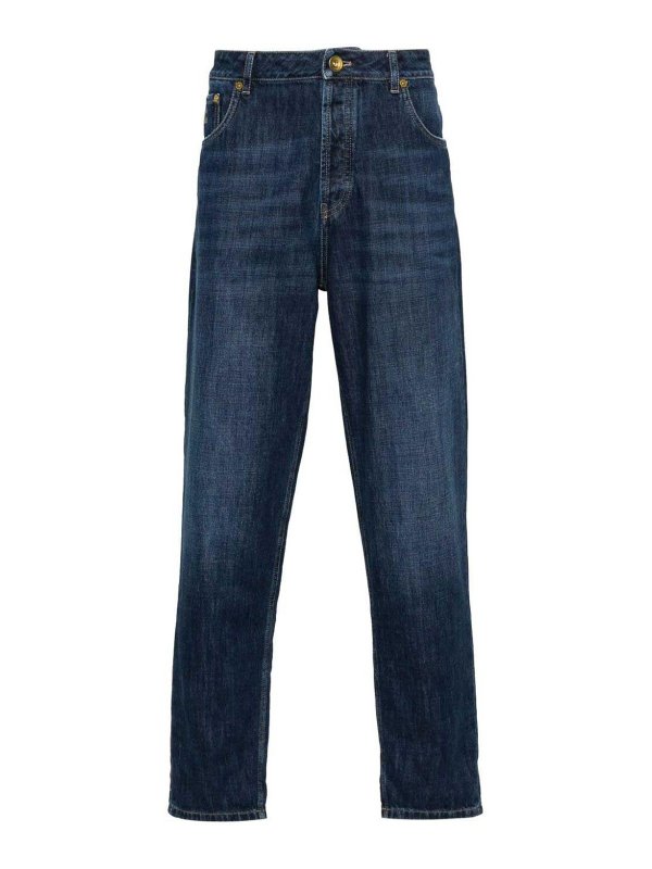BRUNELLO CUCINELLI: straight leg jeans - Jeans