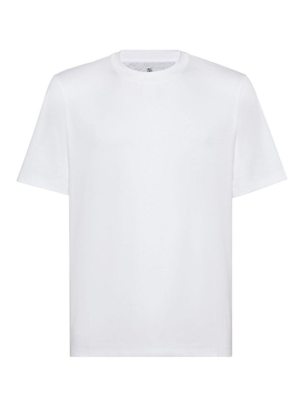 BRUNELLO CUCINELLI: T-shirts - T-Shirt - Blanc