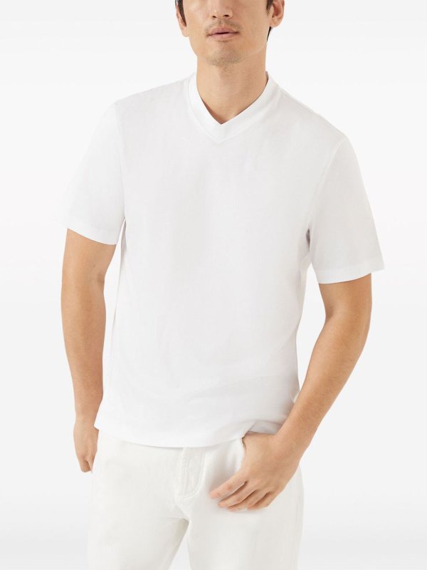 BRUNELLO CUCINELLI: Camisetas online - Camiseta - Blanco