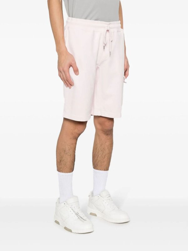 Pantaloncini cargo diagonali in pile shop online: C.P. COMPANY