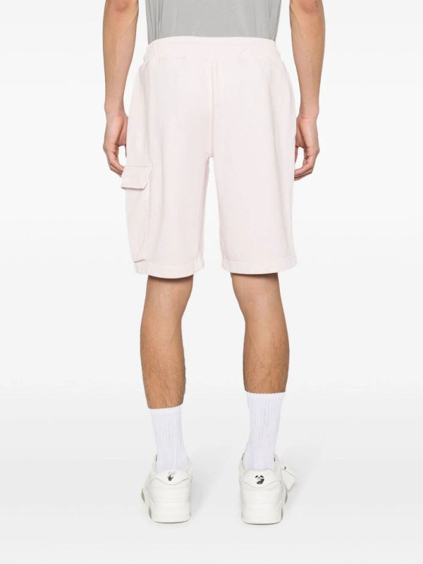 C.P. COMPANY buy online Pantaloncini cargo diagonali in pile