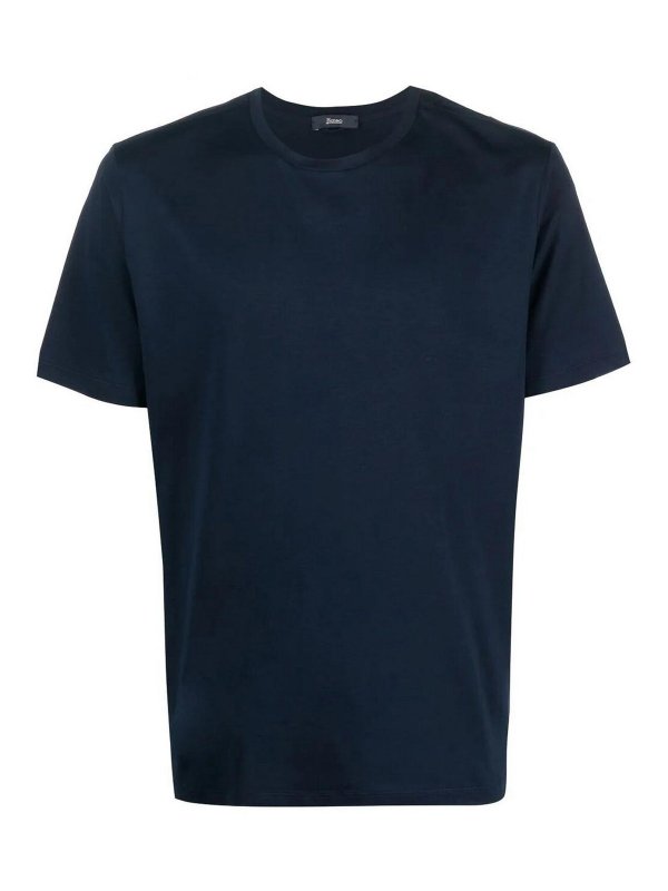 HERNO: T-shirts - T-Shirt - Bleu